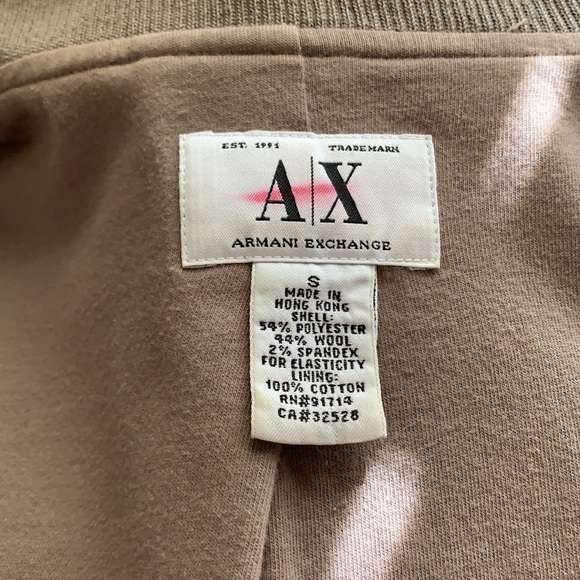 Armani Exchange Bomber style Jacket, Small - Picture 7 of 7